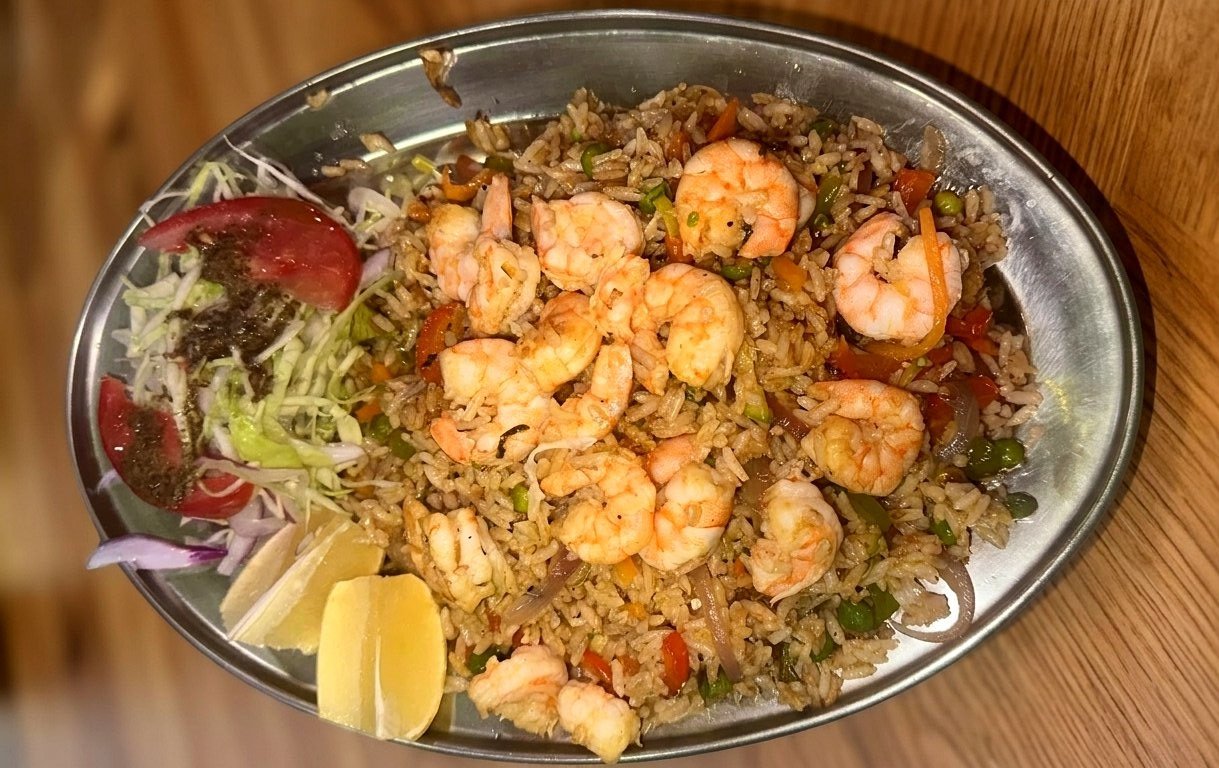 Arroz con camarón